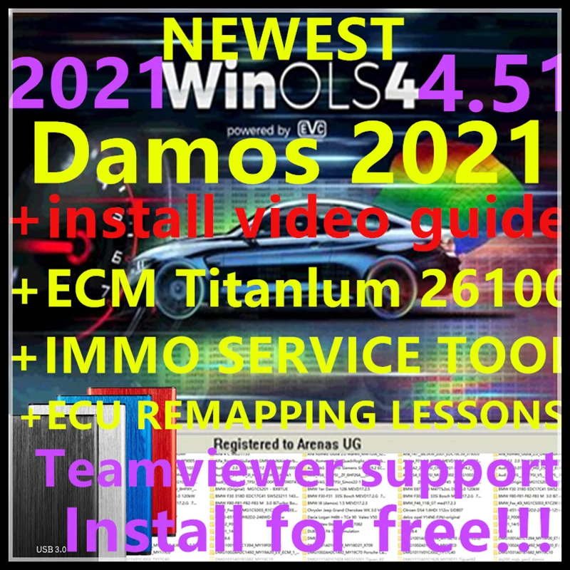 

Новинка 2023, новые модели WinOLS 4,51 + 2020, новые damos с плагинами, дополнительные функции, автоматическое программное обеспечение для настройки чипа ЭБУ, программное обеспечение для работы с системой обработки