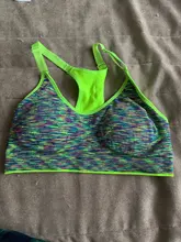 Padded Yoga-Bra Wirefree Fitness-Top Sport-Brassiere Seamless Push-Up Adjustable Quick-Dry