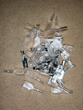 Insulating-Insert Spring-Terminal Transparent-Cover The of with 20pcs/Lot The-Plug