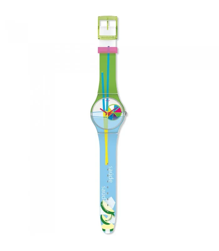 Часы swatch ORIGINALS NEW GENT 41 мм CAIPI SUOW124