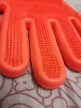 Dishwashing-Gloves Scrubber-Dish Kitchen-Cleaning-Tools Magic Silicone Soft 1-Pair
