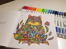 Conjunto de rotuladores de doble punta, Set de 12-120 rotuladores para dibujo artístico, obra de arte con acuarela