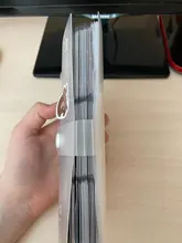 1pc 120 ranuras portadores de identificación PP mate tarjeta libro tarjetas de gran capacidad Clip billete colección de las existencias