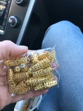 50 Uds 11*16mm chapado en oro plata hueco flor Amaryllis forma final separador topes para cuentas encantos para accesorios de fabricación de la joyería