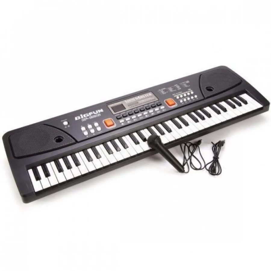 Multifunctional Synthesizer With Microphone Bigfan Bf, 61 Key, Single
