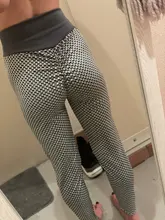 Mallas ajustadas de Fitness para mujer, Leggings de malla con realce, sin costuras, de cintura alta, transpirables, Sexy, para gimnasio y Yoga