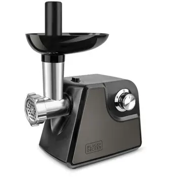 

BLACK AND DECKER BXMM1000E meat Grinder 1000 W - 2 Speed + reverse-Black