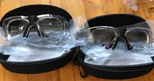 Gafas de seguridad para el trabajo, lentes protectoras antisalpicaduras, a prueba de viento y polvo, marco de lente óptica para la investigación, ciclismo, Protector de ojos