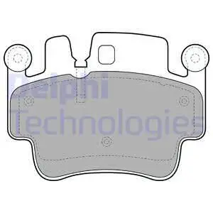 Колодки дисковые з.\ Porsche 911 3.4/3.6/3.8 97 DELPHI LP1996