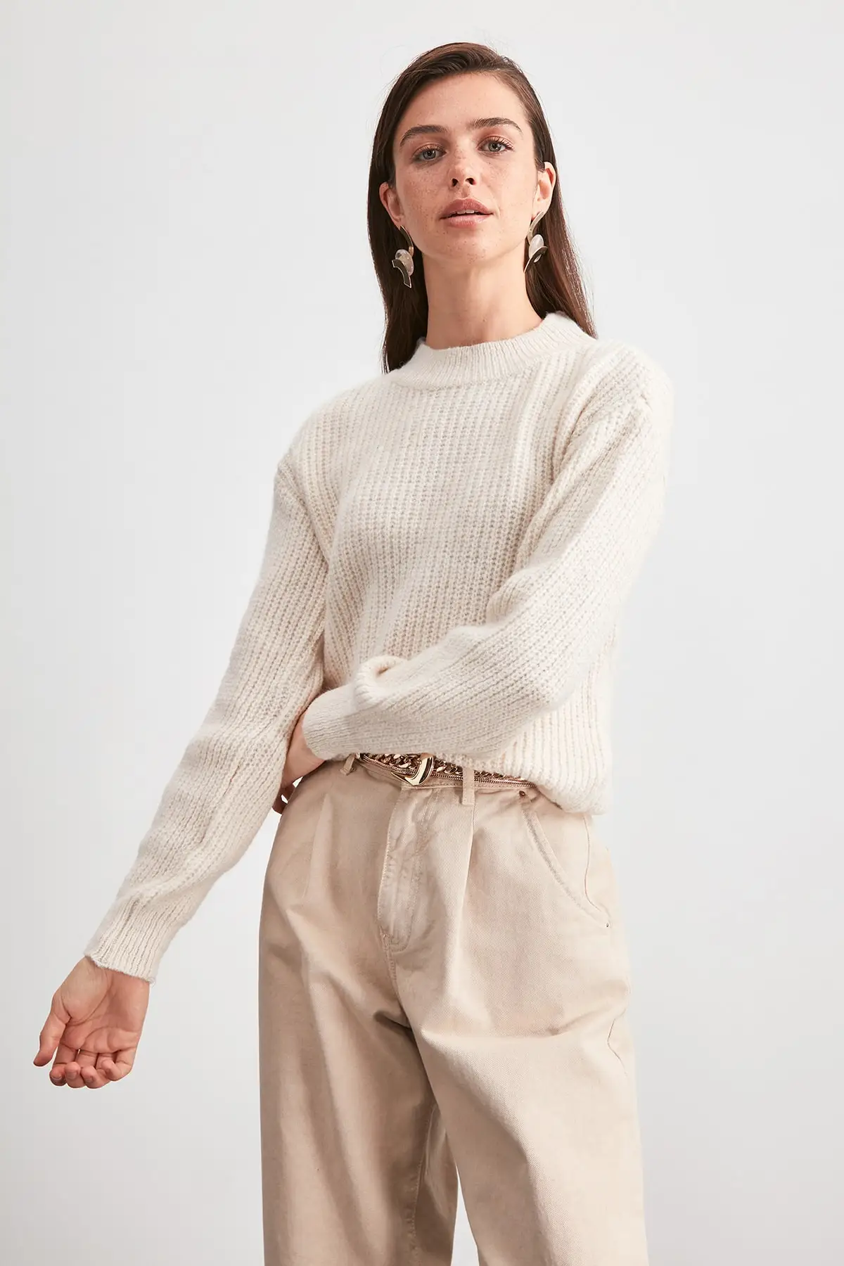 Trendyol Braided Knitwear Sweater TWOAW20KZ1488 |