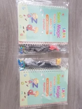 Libros mágicos reutilizables para niños, kit de escritura de caligrafía 3D, escritura de números en inglés, práctica mágica, 4 unidades