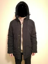 Los hombres de invierno de 2020 nuevo Casual largo grueso con capucha de lana con capucha Parkas a prueba de agua chaqueta de abrigo de los hombres prendas de vestir de moda bolsillos Parka chaqueta 46-58