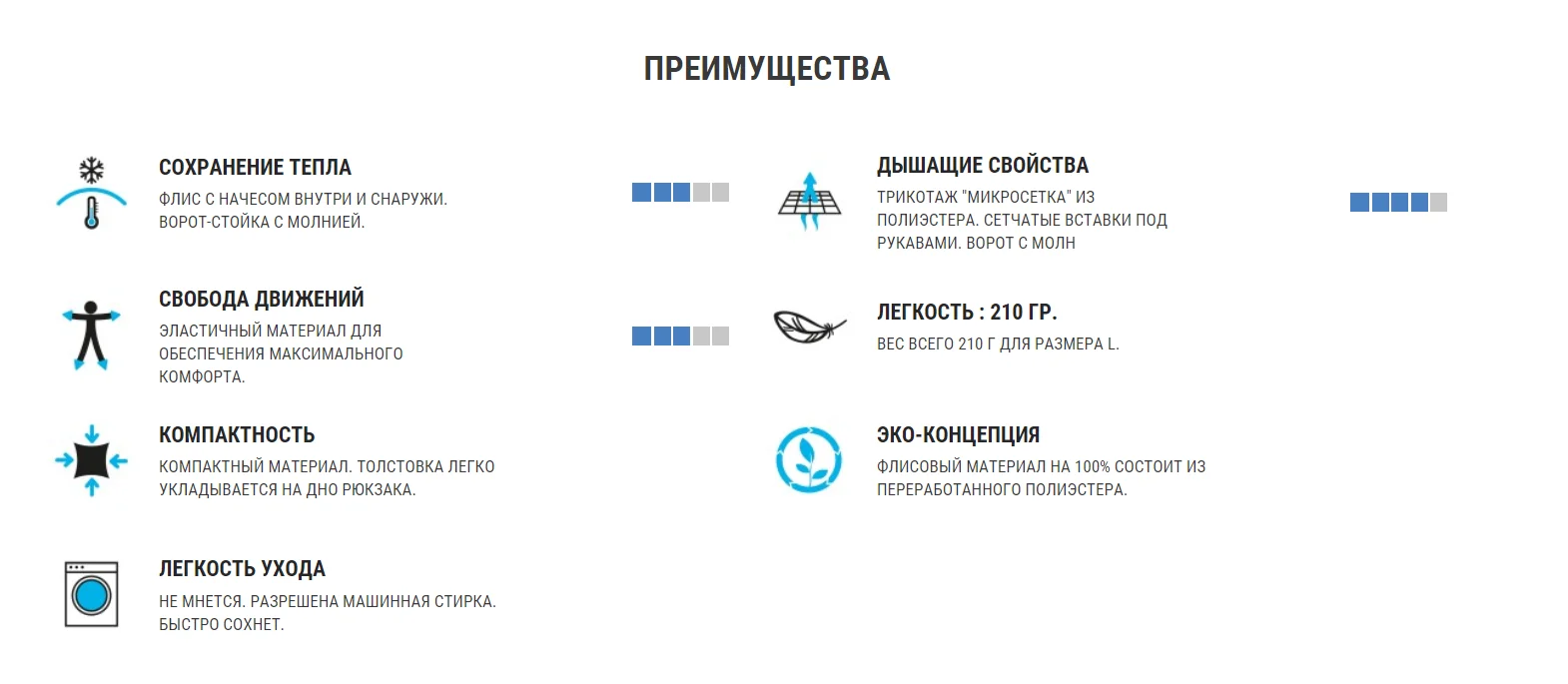 ТОЛСТОВКА МУЖСКАЯ MH500 QUECHUA Decathlon