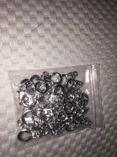 30 cierres de langosta de Metal de 16mm para collares pulseras ganchos Cierre de cadena accesorios artesanales para la fabricación de joyas DIY