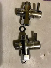 Spray-Nozzle-Converter Faucet Valve Shower Bathroom Water-Splitter 3-Way Brass 1/2-