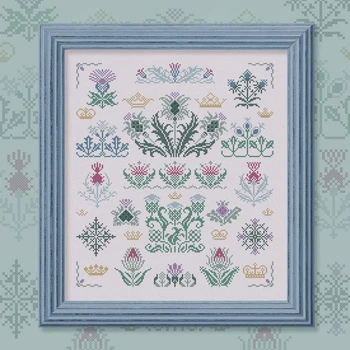 

Set for embroidery stitch OwlForest 0023-КЧ-Н King Thistle