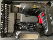 Juego de destornilladores eléctricos, diámetro máximo inalámbrico con taladro eléctrico, Material ABS, herramienta de reparación portátil