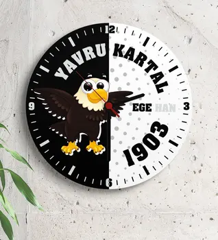 

Personalized Custom Little Eagle Wood Wall Clock-3
