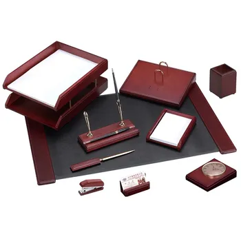 

Set of desktop "ceitnot" Delucci 10 items, Mahogany