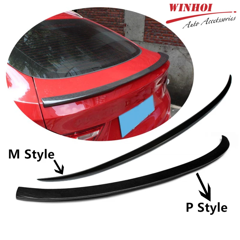 

Winhoi Car Spoiler Wing for BMW X4 F26 M Style P Style 2014-up Carbon Fiber Rear Spoiler Wing Professional Car External Parts
