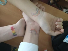 Fake Tattoo Sticker Art Colorful The-Body Waterproof Heart Xuanya on 30pcs/20pcs-Set