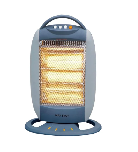Max Star electric heater halogen stove 3 heat positions 400W/800W/1200W  oscillating function Anti-overheating Anti-fly handle easy transport  transfer electric heating - AliExpress