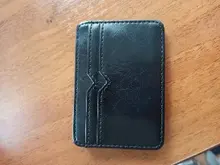 Cartera mágica de cuero para hombre, cartera pequeña con bolsillo para monedas, monedero, tarjetero, Clip para dinero en efectivo, 2021