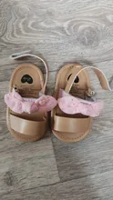 Sandalias antideslizantes con lazo para niñas de 0 a 18 meses, zapatos de princesa con lazo para bebés recién nacidas, sandalias de verano, de material PU