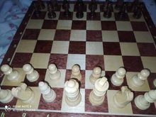 Chess-Set Board-Game Pieces Wooden Gift Folding Traditional Classic Children Walnut Big