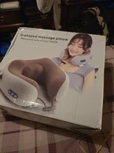 Masajeador eléctrico de cuello en forma de U, almohada multifuncional, portátil, para hombros, cervicales, para hogar y coche al aire libre, masaje relajante