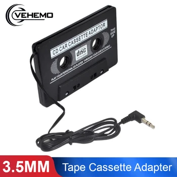 

Vehemo 3.5MM Jack Music Adapter Tape Cassette Adapter Car Audio CD MD for Audio Converter Converter Classic MP3 Audio Adapter