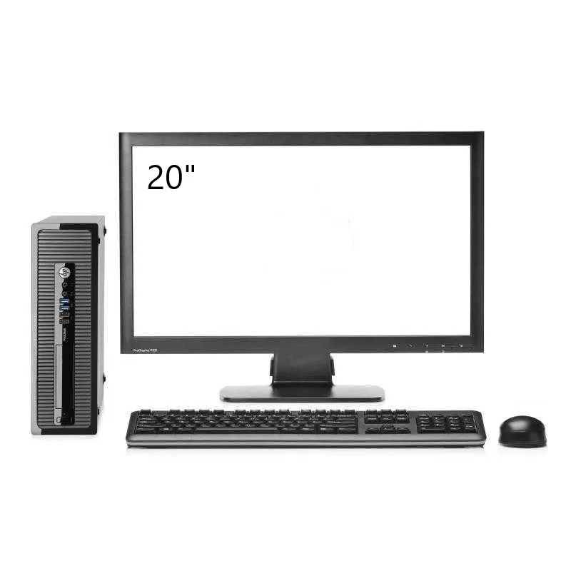 HP Elite 800 G1 ORDENADOR DE SOBREMESA COMPLETO BARATO SFF i5 - 4570 | 8GB RAM | 500HDD | DVD | WIN 10 PRO + TFT 20