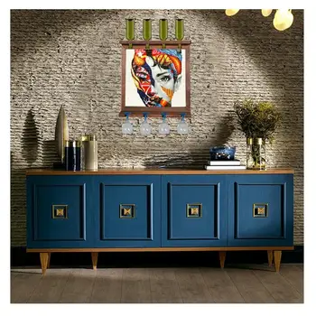 

Wall Art Pictures wall mounted wine whiskey beer bottle rack holder kitchen Bar living room exhibition wine rack wall decor