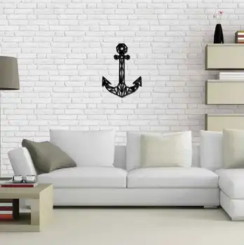 

Металлический декор стен Anchor 70x52 cm дизайн интерьера домашнего