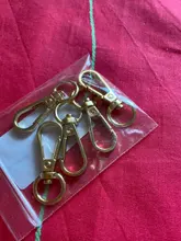 Gatillo giratorio de Metal, cierre de langosta, gancho a presión, llavero con anilla, cordón artesanal para bolsa de mochila al aire libre, accesorios, 5 uds.