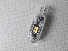 Luz LED para Interior de coche, lámpara de cuña de 12V, T10 W5W, superbrillante, polaridad libre, protección de plástico, smd, para puerta de lectura