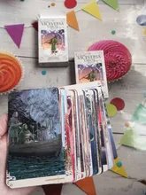 Cartas de Tarot y guía, juego de adivinación del destino, cubierta para fiesta, vacaciones, juegos de mesa