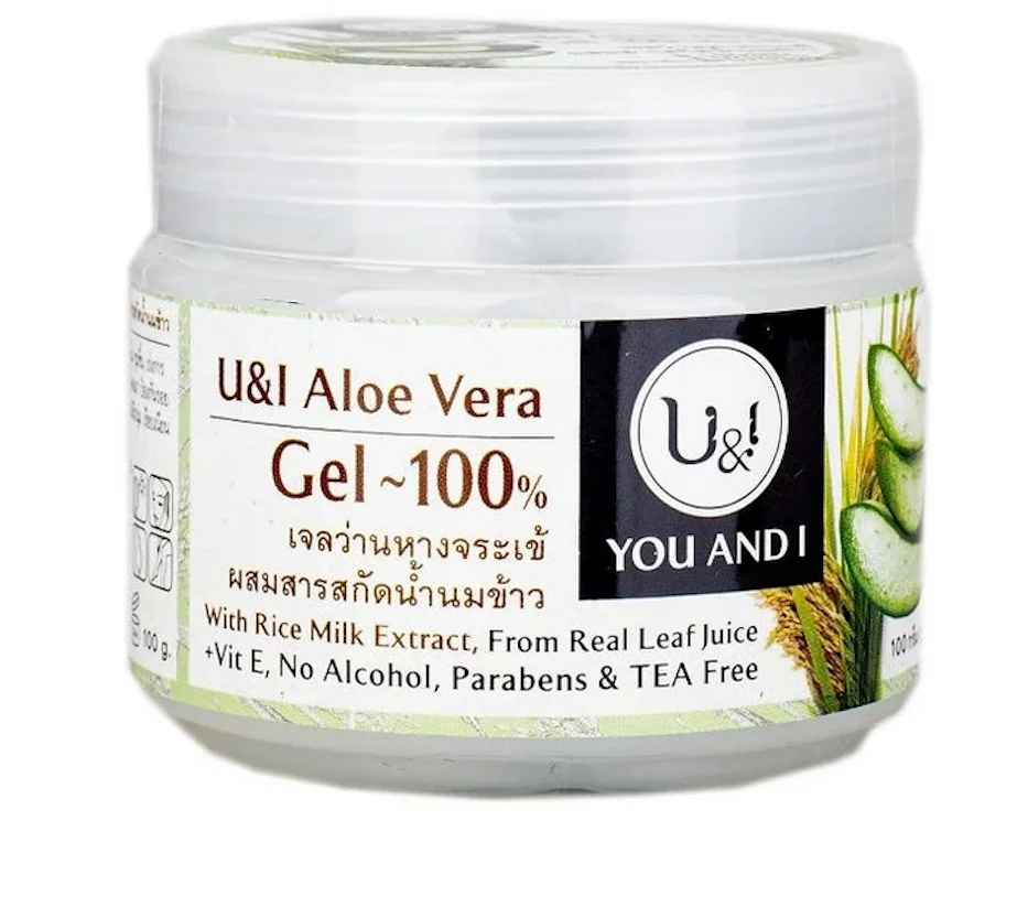 ГЕЛЬ АЛОЭ ВЕРА С РИСОВЫМ МОЛОЧКОМ (для кожи лица и тела) 100 г / U&ampI ALOE VERA GEL RICE MILK g |