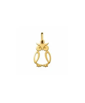 

Gold plated owl pendant