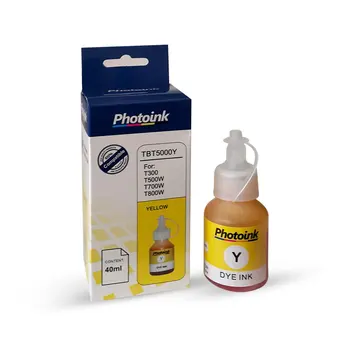 

Brother BT 5000y compatible 40 ml YELLOW PHOTOINK PLUS Ink-T300/T310/T500/T510/T800/T810/T910 Reliable Quality Reasonable Cost