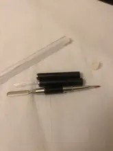 Pincel de uñas 2 en 1 de doble punta, herramienta de uñas de doble uso, cepillo de Gel de poligel y recolector, barra de Color de acero inoxidable, cepillo de flores