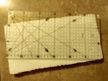 Regla transparente de dibujo, 1 unidad de 30x15cm, regla alineada con Patchwork acrílico, suministros de medición para costura de oficina y escuela