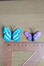 Wedding-Decoration House Artificial Butterfly Plastic 12pcs 8-Colors 5cm Scrapbooking