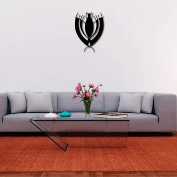 

Металлический декор стен Tulip 70x52 cm дизайн интерьера домашнего