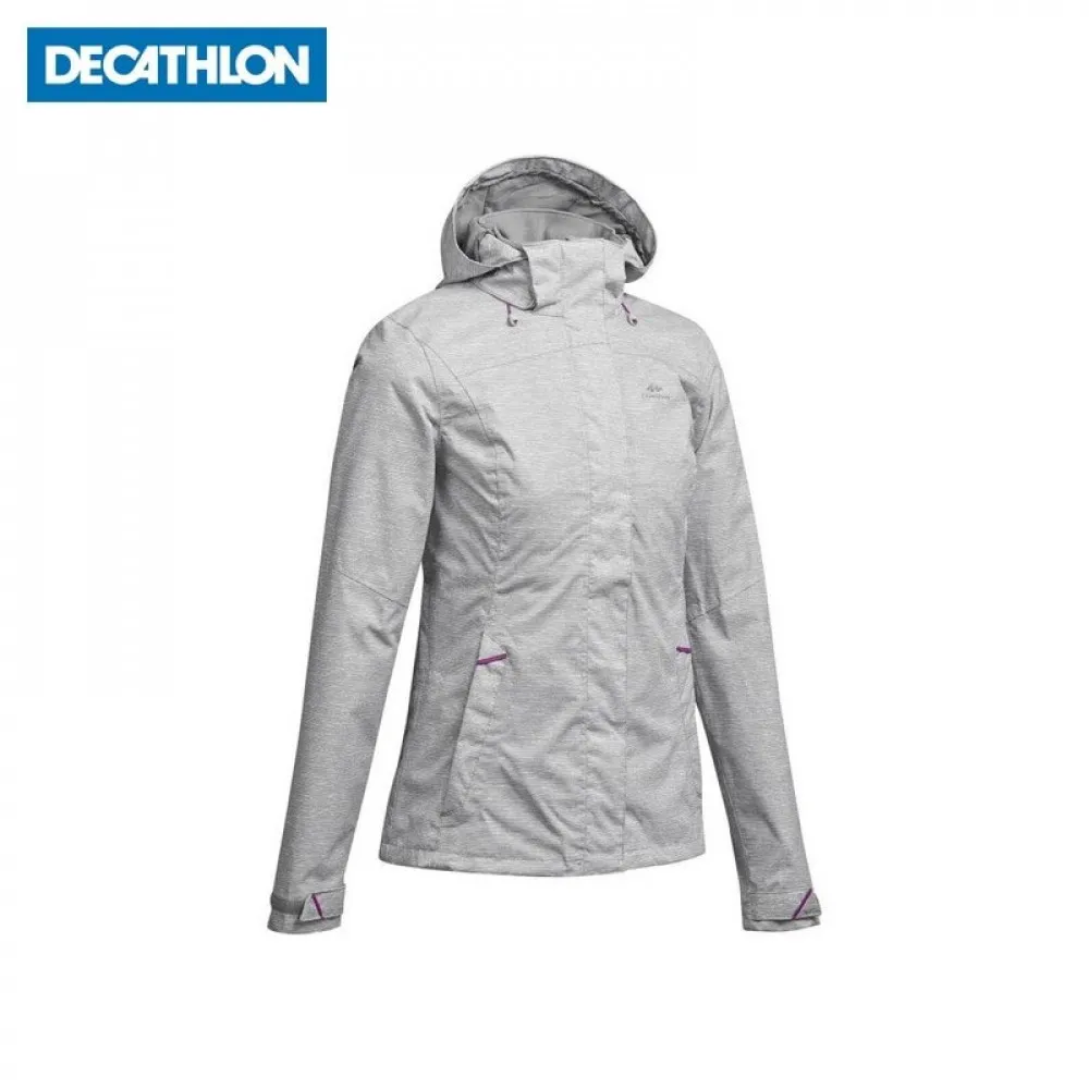 Женская водонепроницаемая куртка для горных походов MH100 QUECHUA х Decathlon|Походные