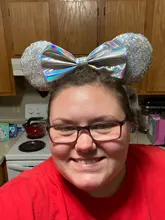 2021 Disney Mickey orejas diadema lentejuelas arcos orejas traje diadema Peter Pan tocado Cosplay felpa adultos/niños diadema regalo