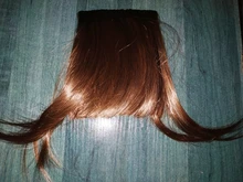 Leeons-postizo corto de pelo sintético para mujer, postizo resistente al calor, con flequillo, corto Natural, pinzas para el pelo, color negro