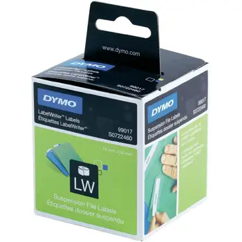

Labels for hanging folders, boom., 50x12mm, 220 labels per roll