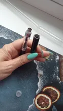 BQAN-pincel de dibujo de doble cabeza, mango de cristal negro, 9mm y 11mm, delineador, pintura, bolígrafo, esmalte de Gel, herramientas de manicura de decoración de uñas