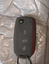 No toques mi llave de silicona remoto sin llave tapa para VW Caddy Jetta Golf Polo Passat Scirocco Tiguan para Skoda Octavia asiento